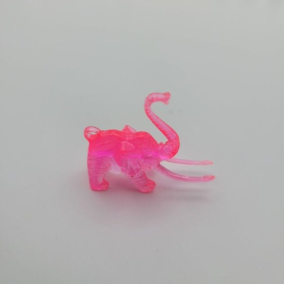 Vintage Cocktail Hanger Marker Zoo Animals 1960s Nron Pink Elephant Monkeys Mix - Picture 4 of 14